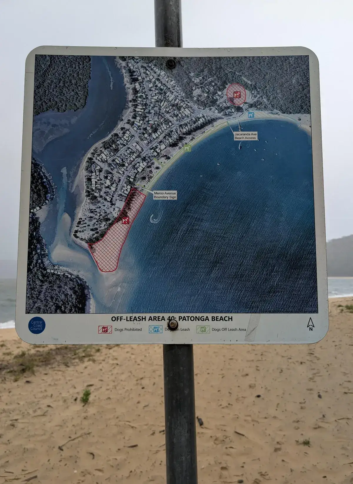 Map of Patonga Beach Walk