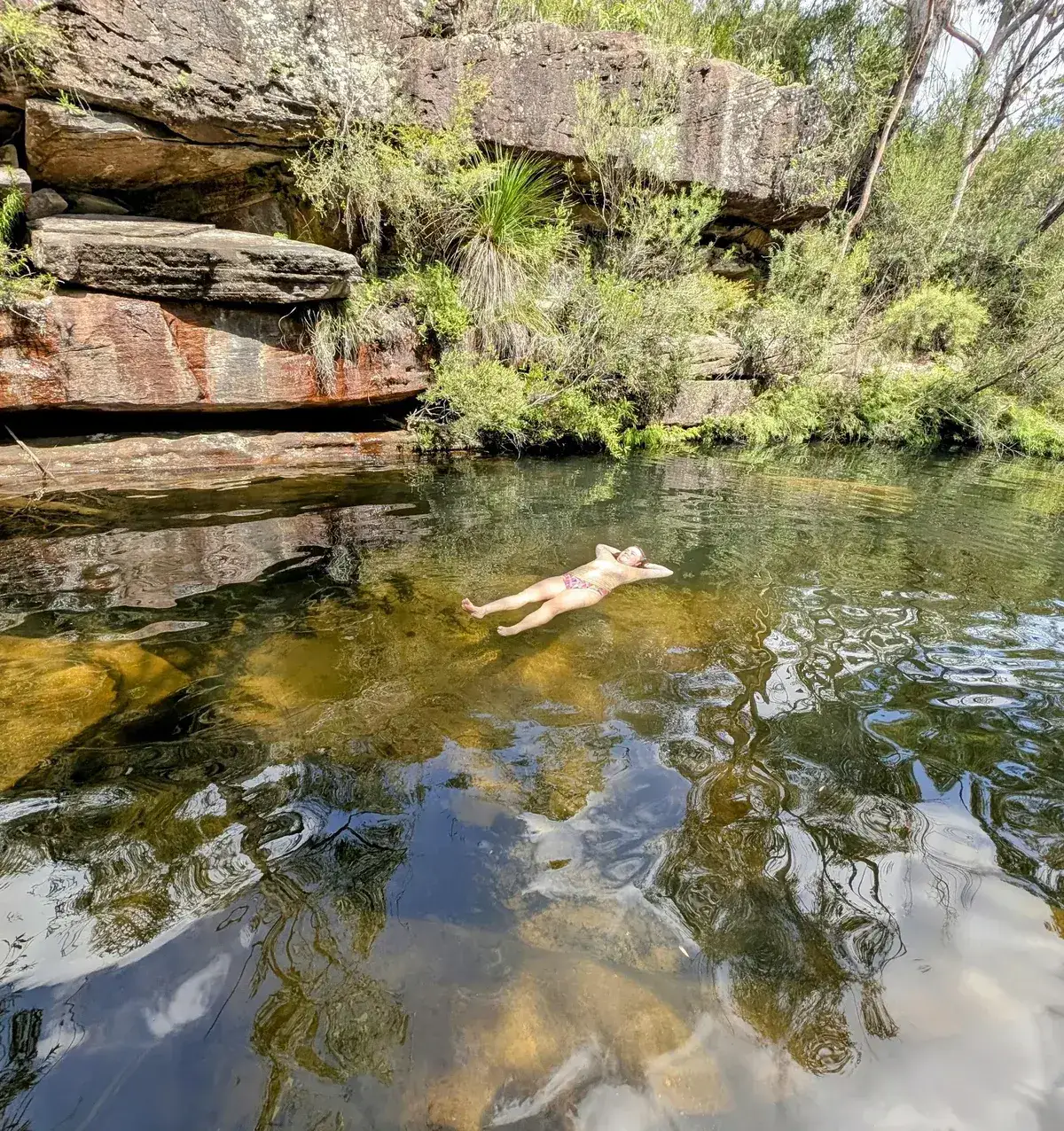 Emerald Pool - Popran national Park - wild swimming on the central coast