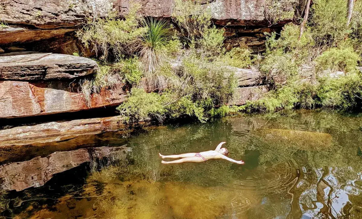 Emerald Pool - Popran national Park - wild swimming on the central coast