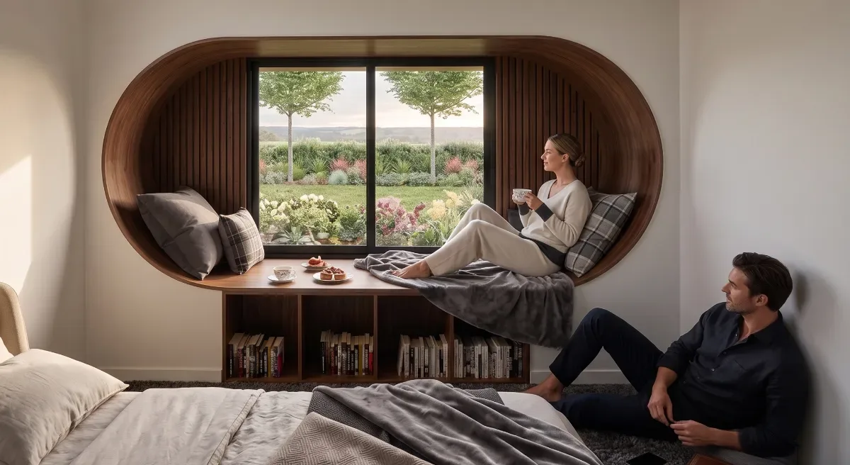 Wadalba duplex bedroom window seat