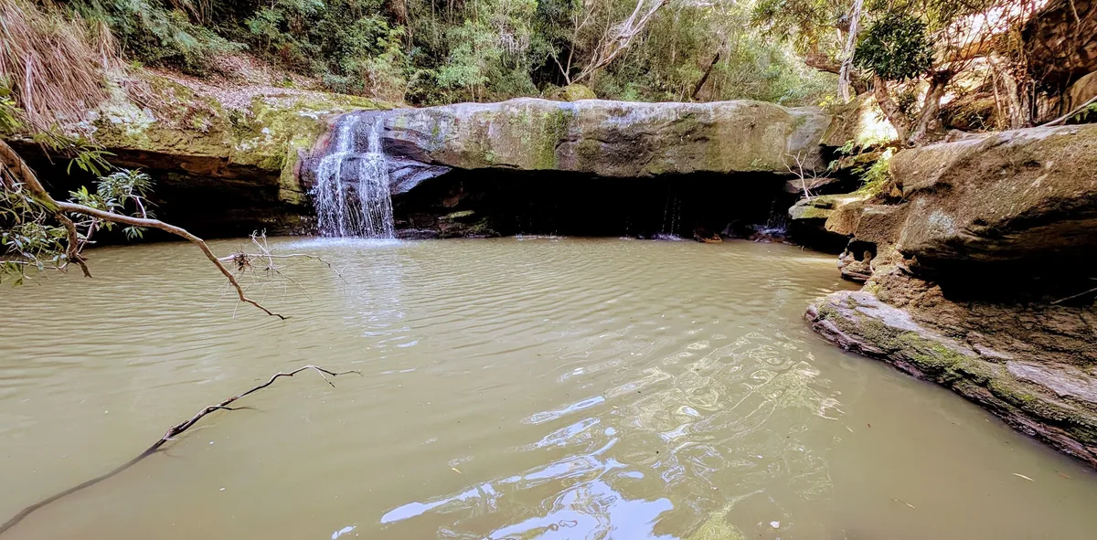 Somersby falls lower swimming hole