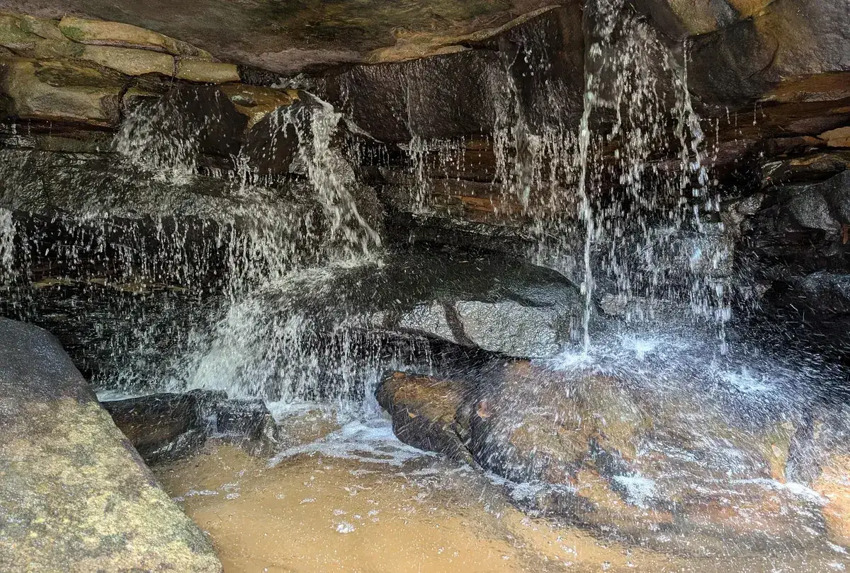 Somersby falls lower swimming hole