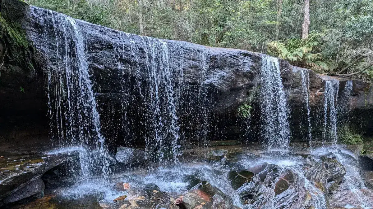 Somersby falls lower swimming hole