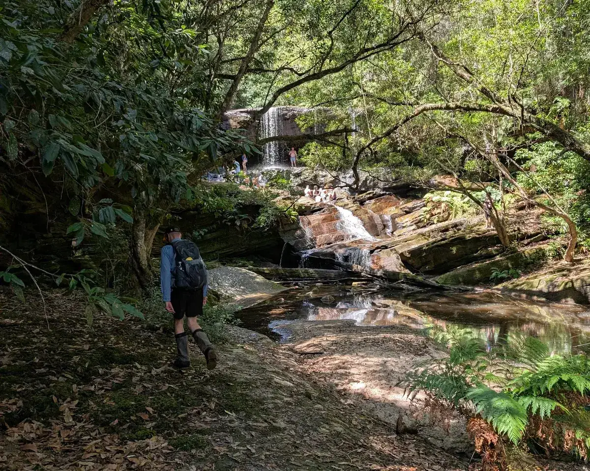 Somersby falls lower swimming hole