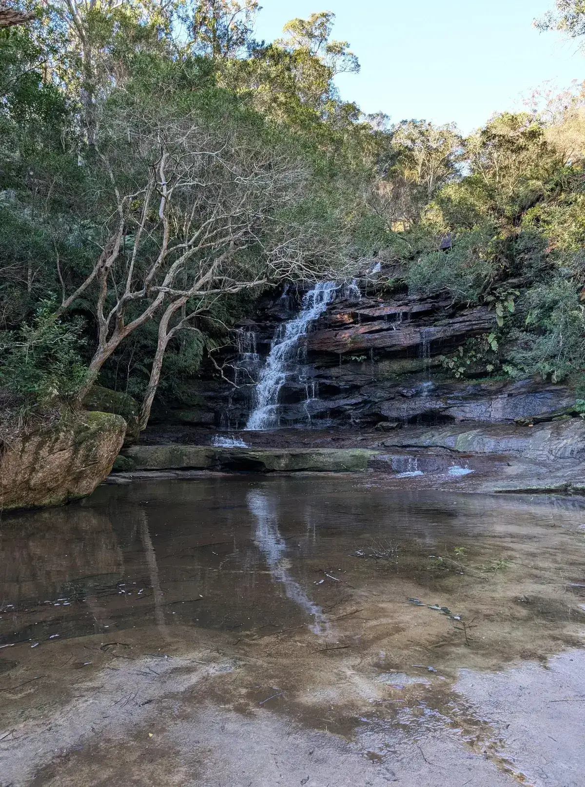 Somersby falls lower swimming hole