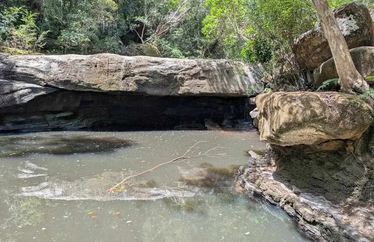 Somersby falls lower swimming hole