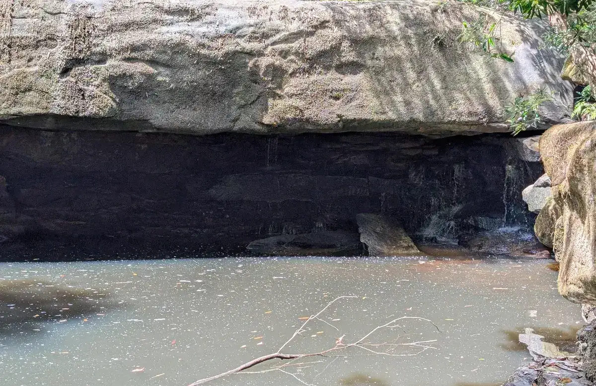 Somersby falls lower swimming hole