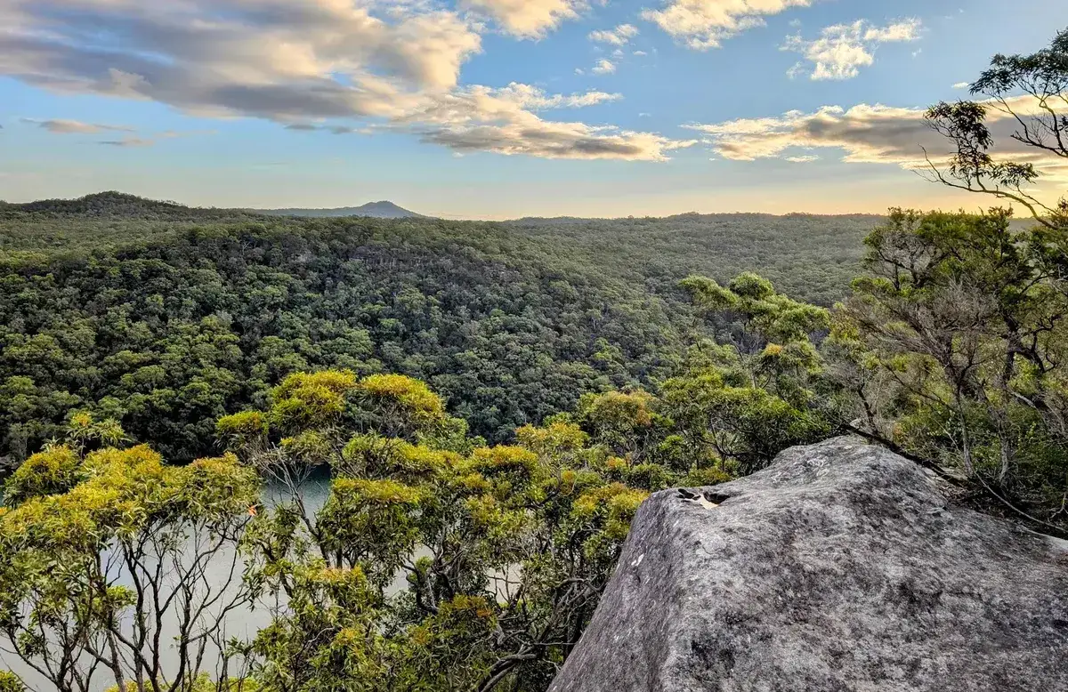 View of Mt Wondabyne from Spion Kop