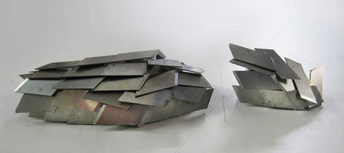 Cutting Edge Studio, Physical Model Made of discarded boxboard blades
