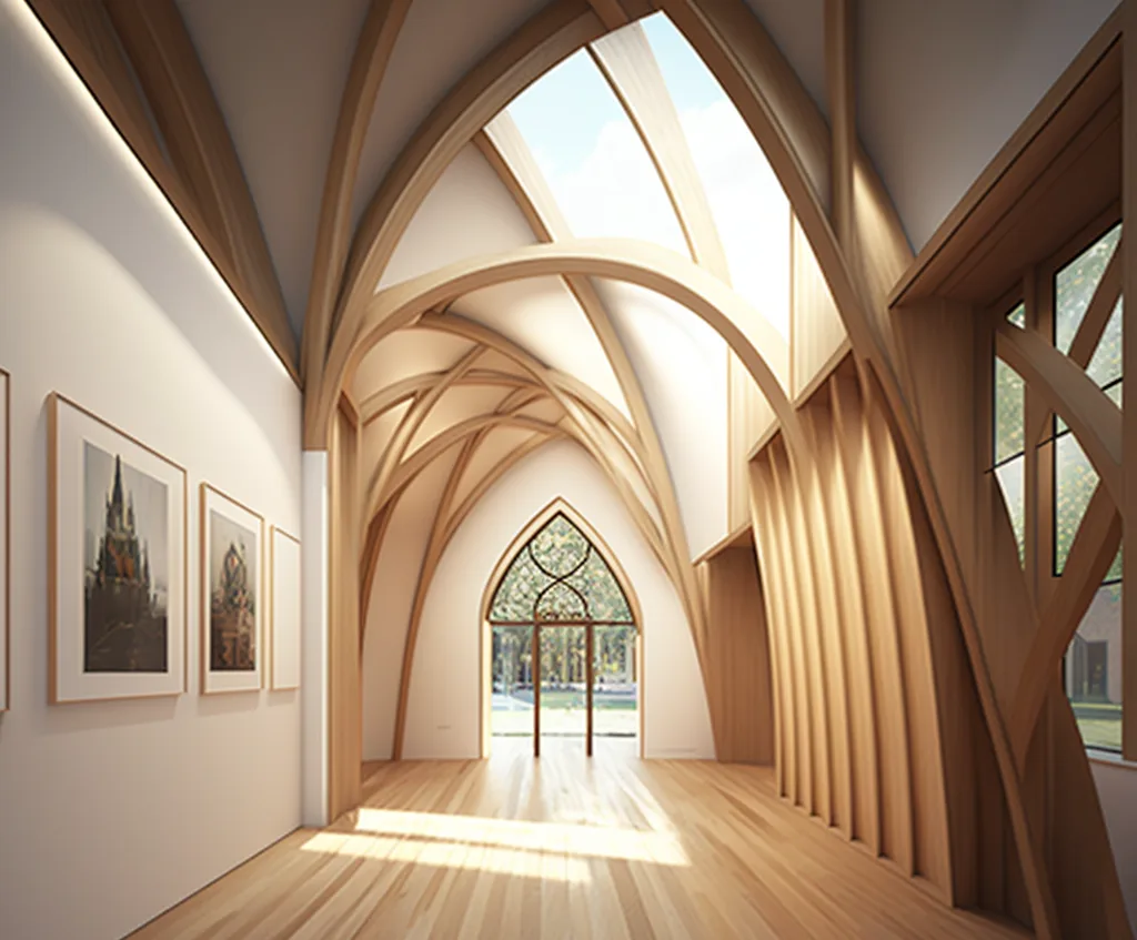 Woven Museum, AI Midjourney Render