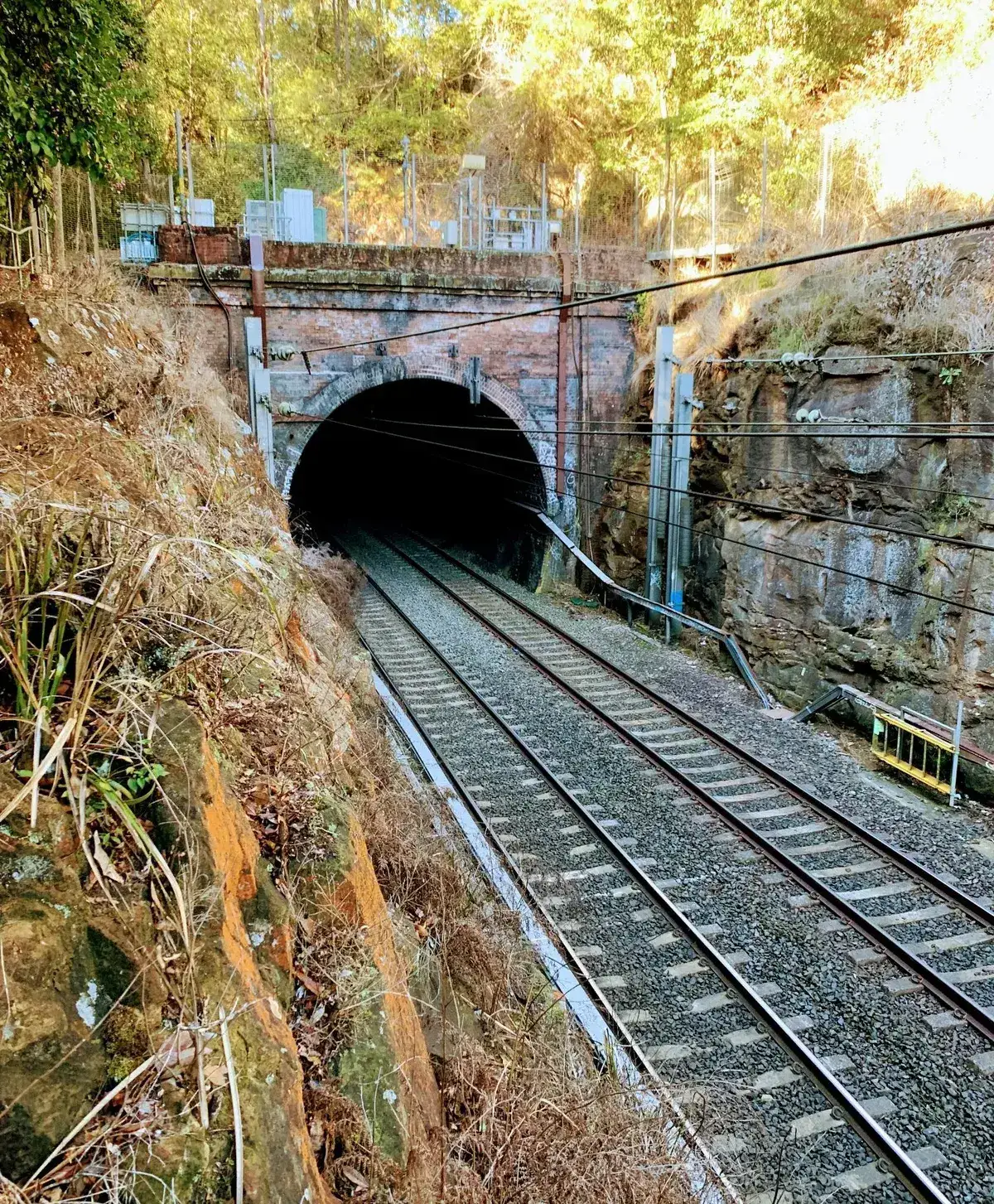 The swimming pool beside the tunnel at Mullet Creek