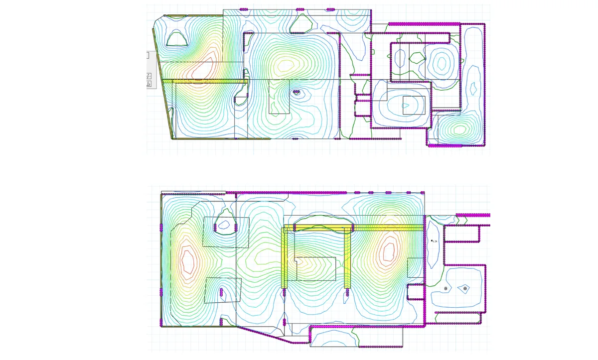 Slab Deflection Plans for a childcare in Morisset