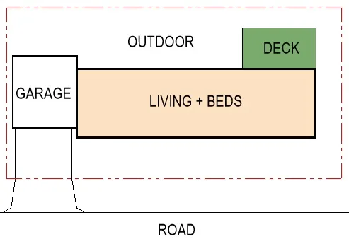 North Facing Home Plan